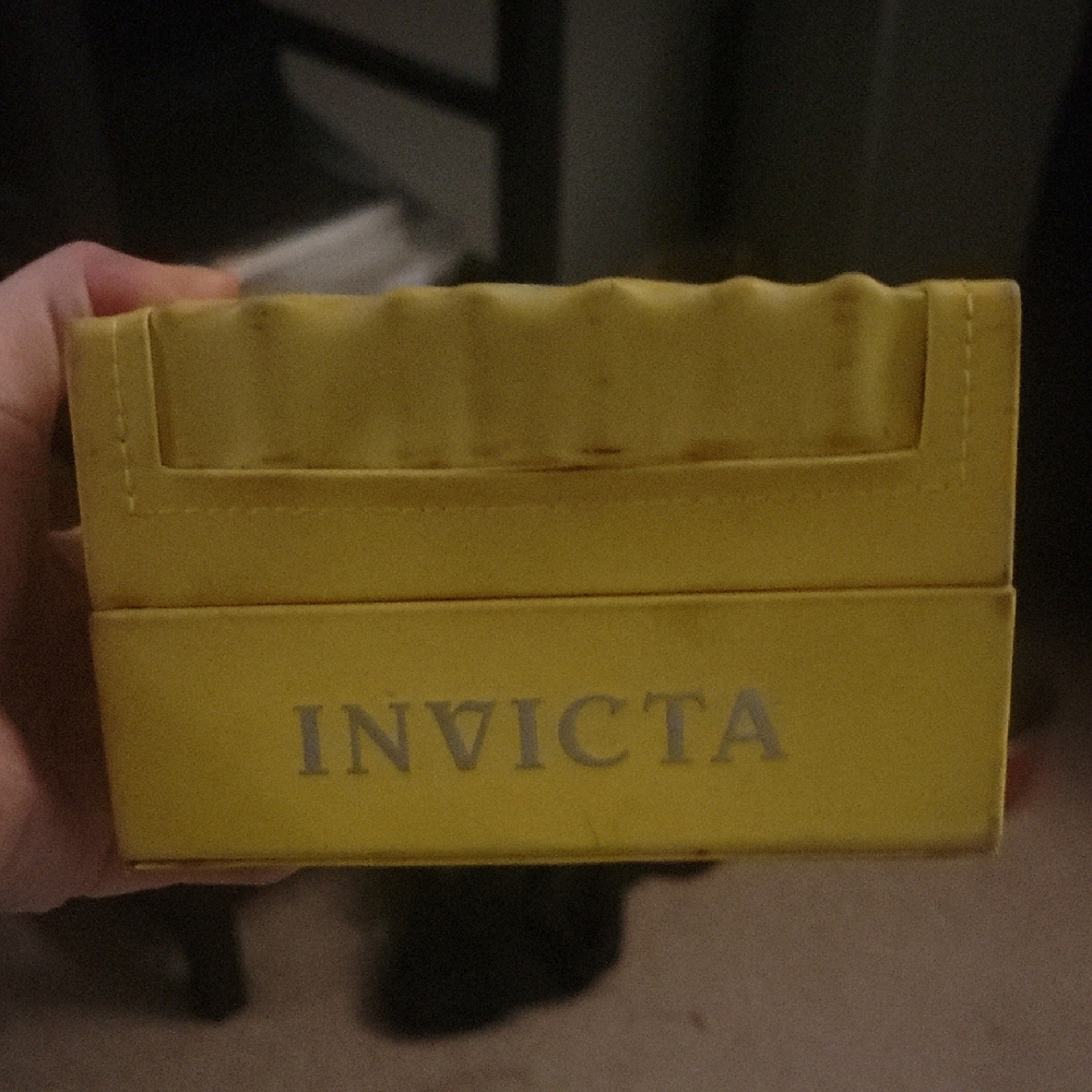 Invicta Bright Yellow Watch Box